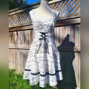 Hot Topic Music Dress, Size M (10-12)